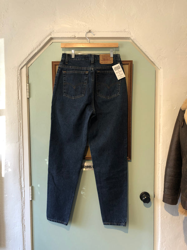 L.L. Bean Flannel Lined Jeans, Size: 12, Waist: 28