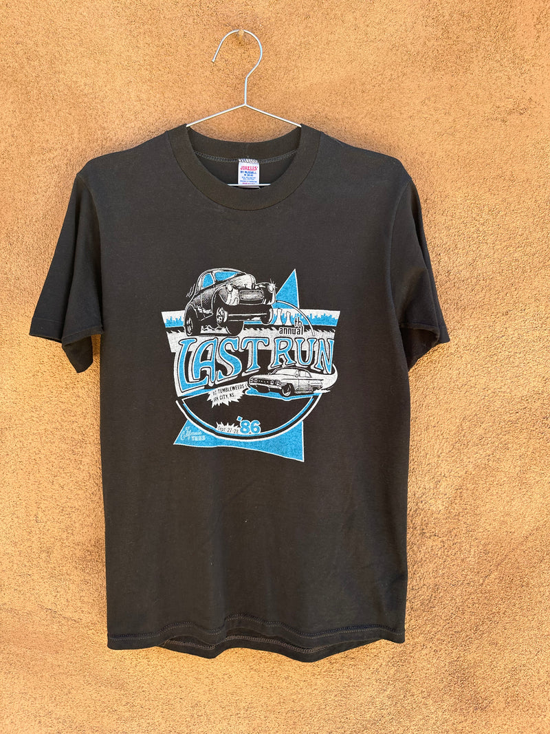 1986 11th Annual Last Run A.C. Tumbleweeds Tee