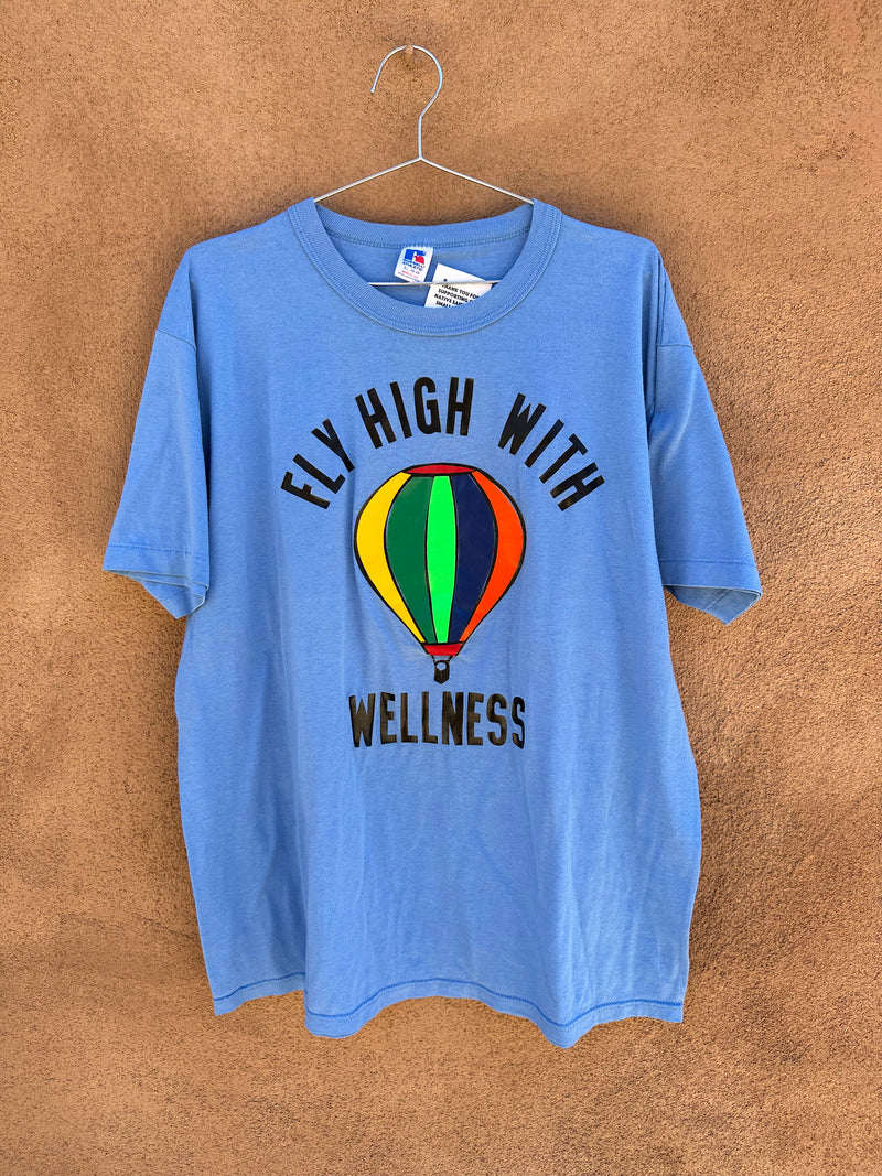 Fly High with Wellness - Hot Air Balloon Tee