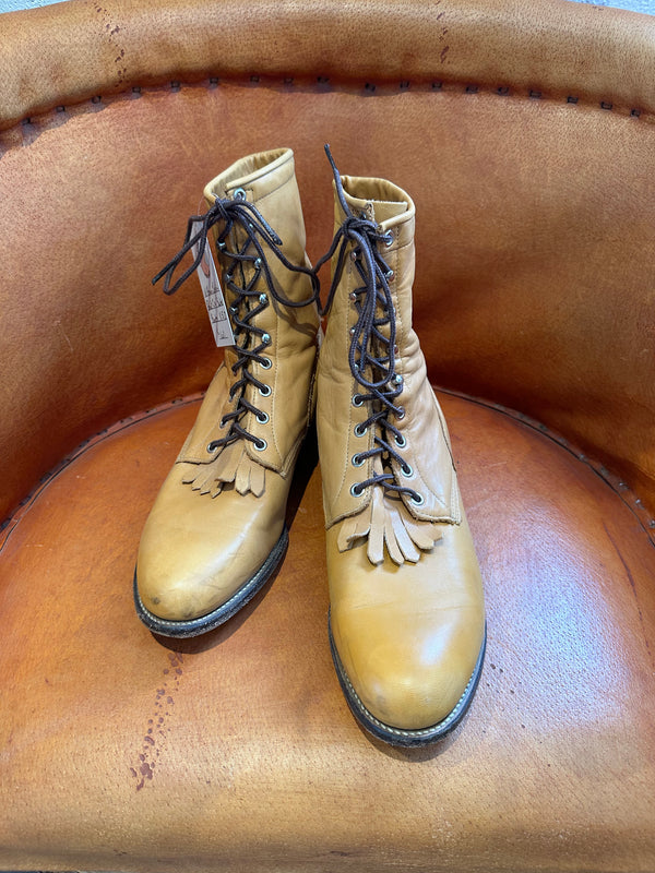 Light Brown Justin Boot Co. Packer Boots - 11.5D