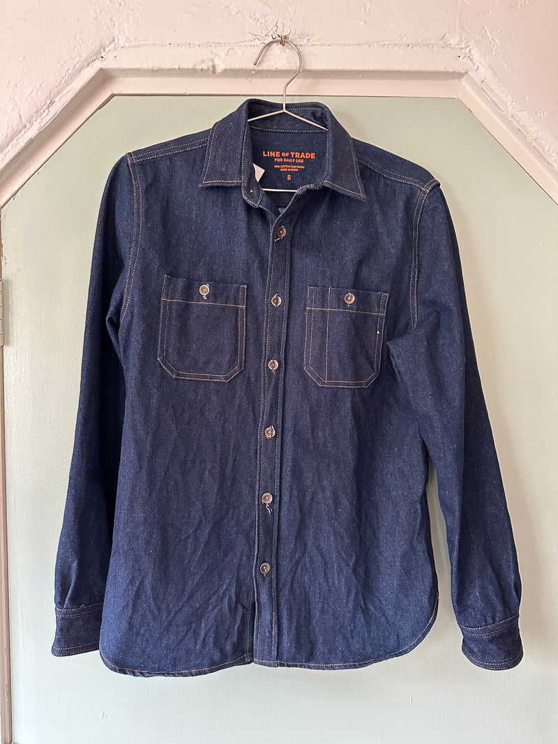 Raw Denim Shirt - Men's Small