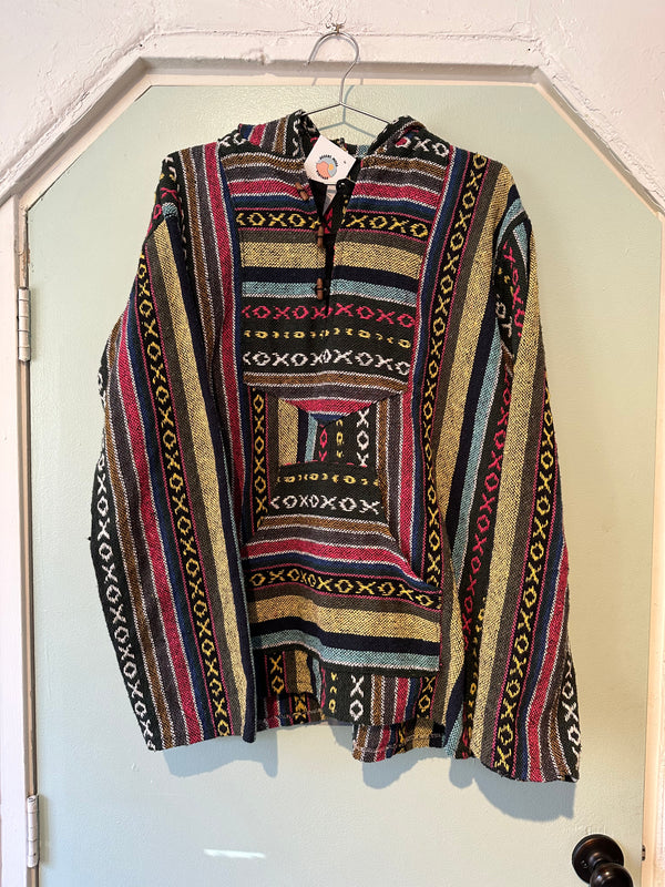 Cotton Drug Rug Textile Hoodie