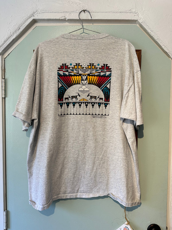 1994 Pueblo Bighorn 2XL Henley Tee