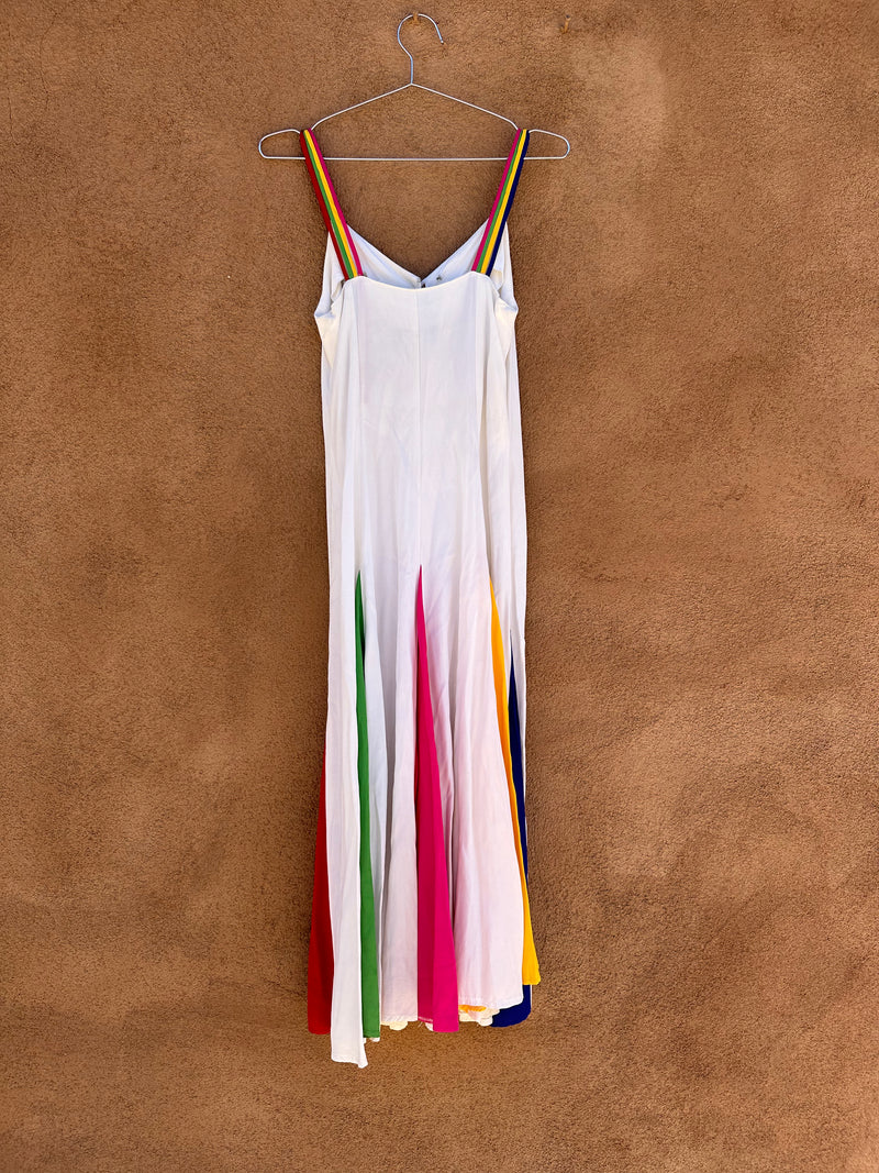 D. Frank Colorfully Pleated Dress